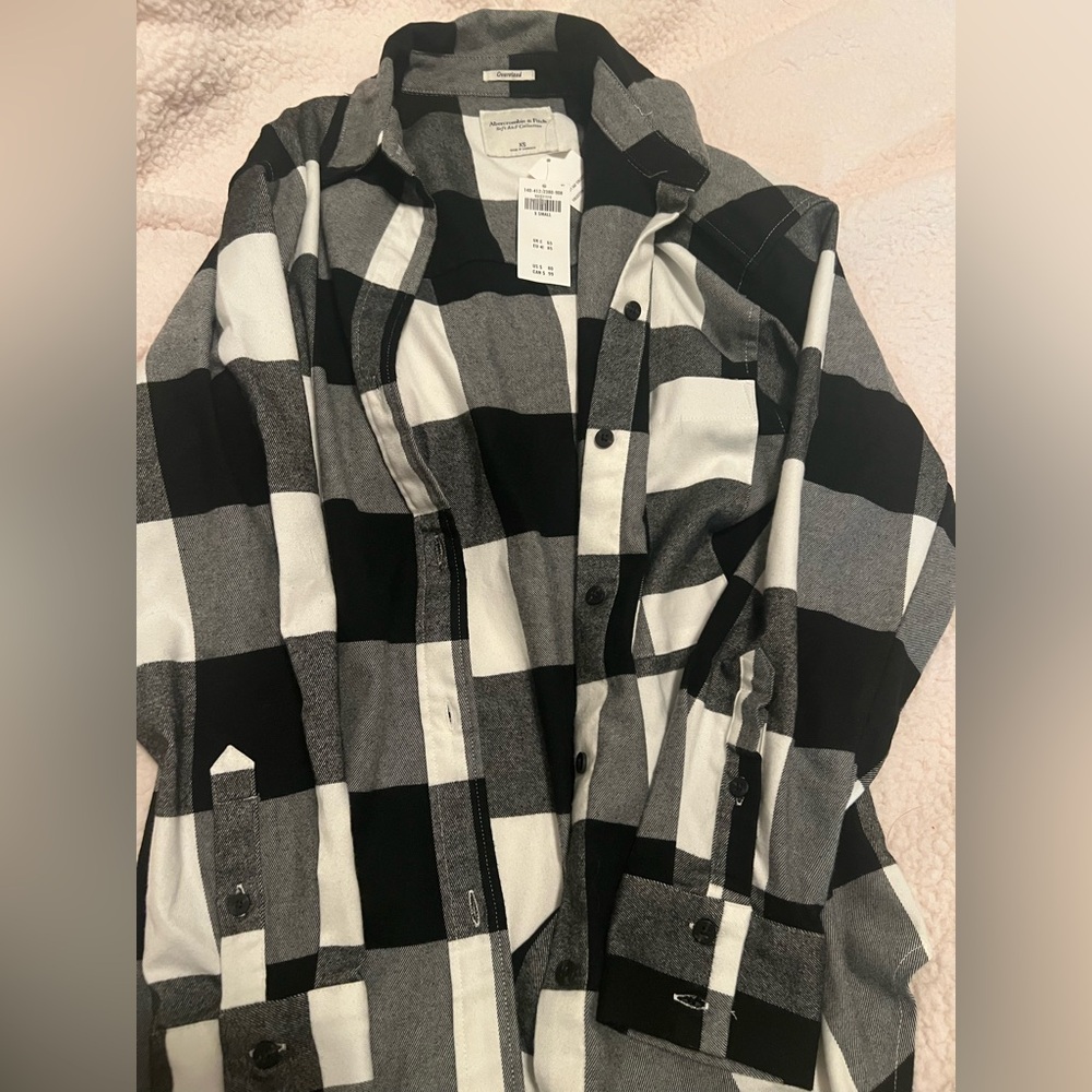 Abercrombie oversized flannel.
